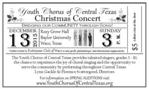 11.17 - YCCT Christmas Concert